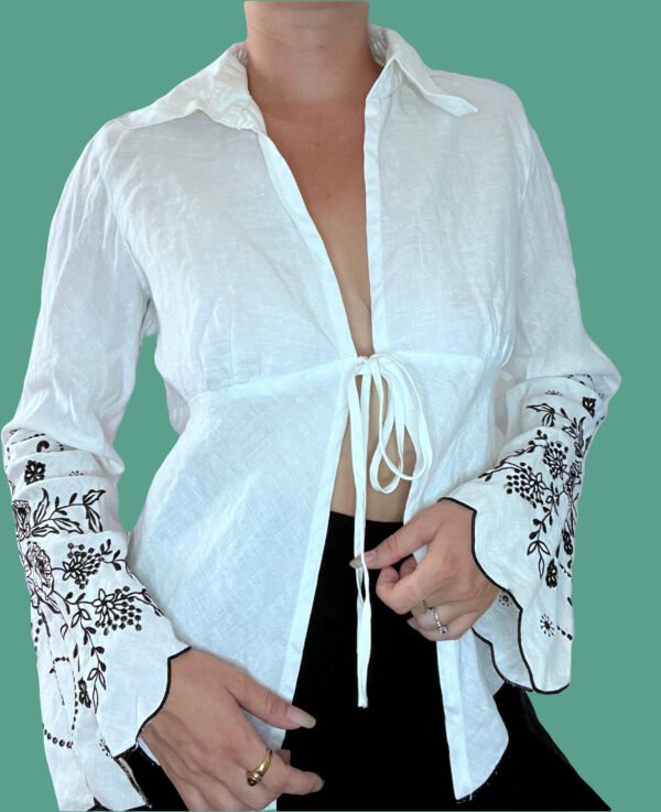 Blouse en lin - Taille S - Image 2